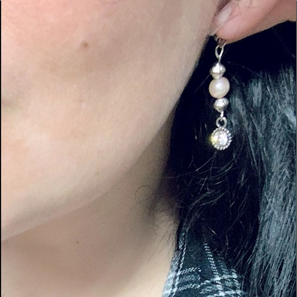 🆕2pc Ivory Freshwater Pearls Bracelet +Earrings »Hand Crafted w/LÖVE - Picture 5 of 16